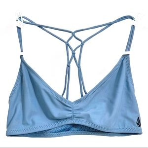💙 Volcom (Purchased at Billabong) Light Blue Bikini Top